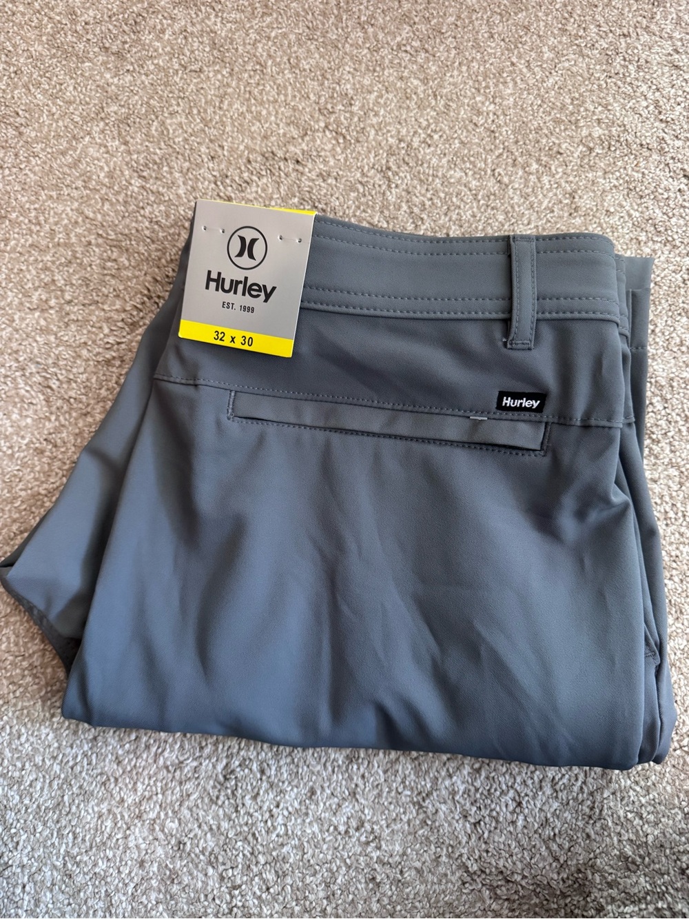 Hurley Gray Men's Performance Pants